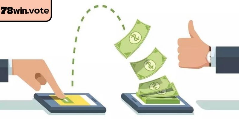 Giao dịch thành công hiển thị gần như tức thời