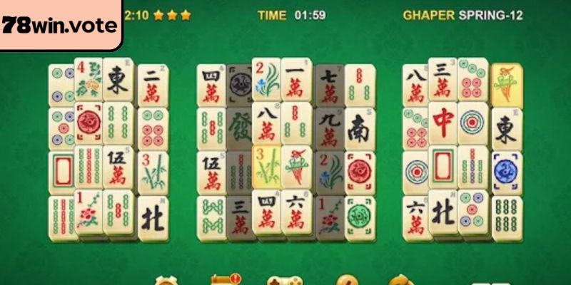 Người chơi cần sắp xếp bài hợp lý để tạo thế ù mạt chược 78win