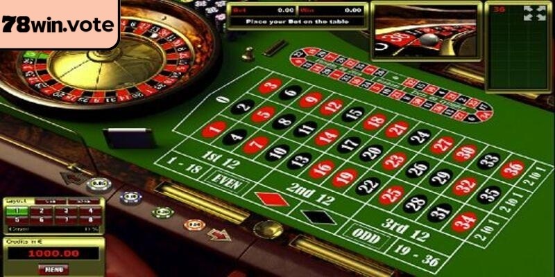 Luật Roulette 78Win chi tiết cơ chế tính điểm chuẩn